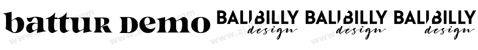 Battur demo字体转换